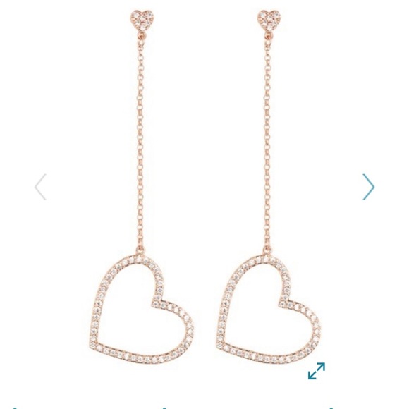kate spade Jewelry - NWT Kate Spade Your Truly pave drop earrings